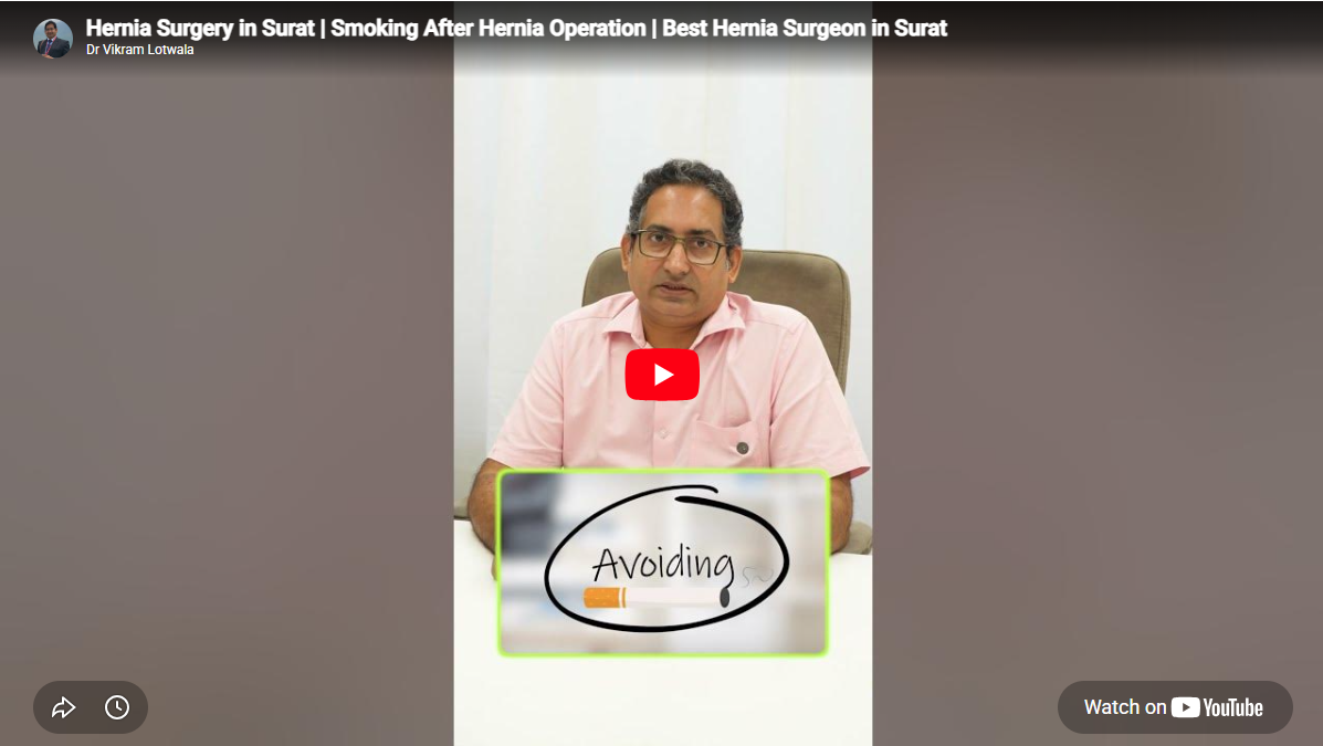 Smoking after hernia operation